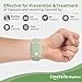 EmeTerm Explore FDA-cleared Anti-Nausea Wristband IP67 Waterproof Morning Motion Travel Sickness Relief Classic Strap Design (Mint Green-Extra 2pack Conductive Gel)