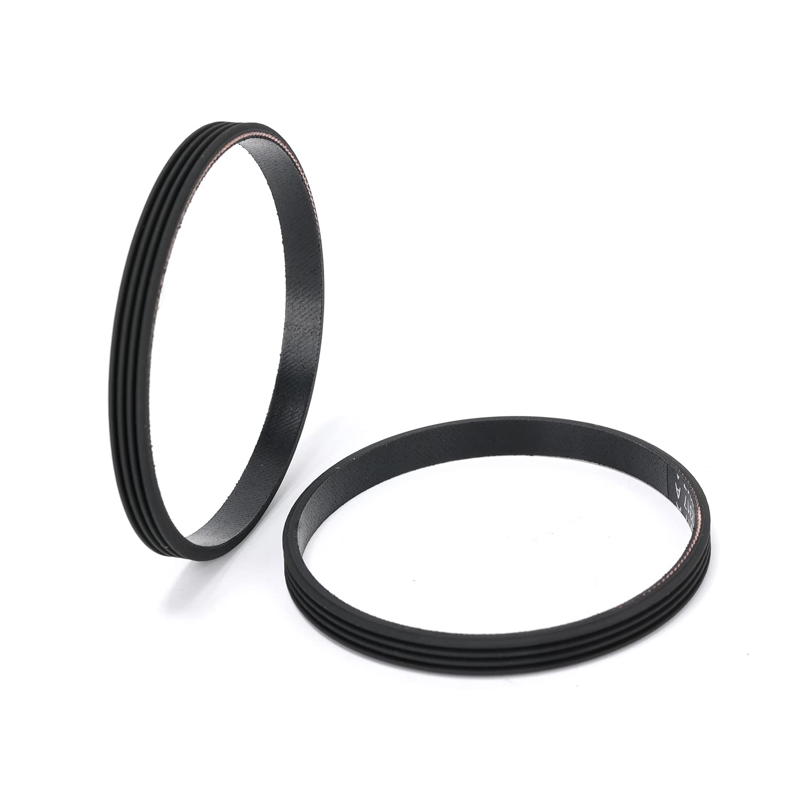 Lot de 2 courroies en caoutchouc pour aspirateur 4EPH205 (4Ridge, circonférence 205 mm x largeur 6,4 mm) compatibles avec Shark NV801UK AZ910UKT AZ910UK