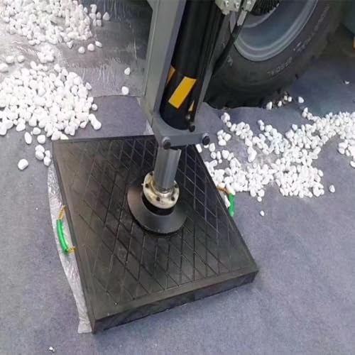 Patins stabilisateurs de cric pour camping-car sur terrain herbeux