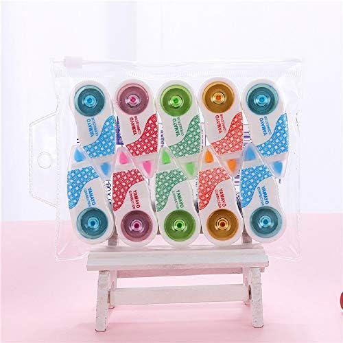 Chostky 20 Pack Correction Tape Mini White Out Tape Cute Writing Tape for School Kids Students