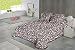 Sabanalia lettere-Copriletto con stampa Cama de 200 - 300 x 280 cm marrone
