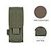 EXCELLENT ELITE SPANKER Tactical Molle Single/Double/Triple Mag Pouch for M4 M14 M16 AR15 G36 AK Magazine Pouch Holds 2 Mags (Ranger Green) …