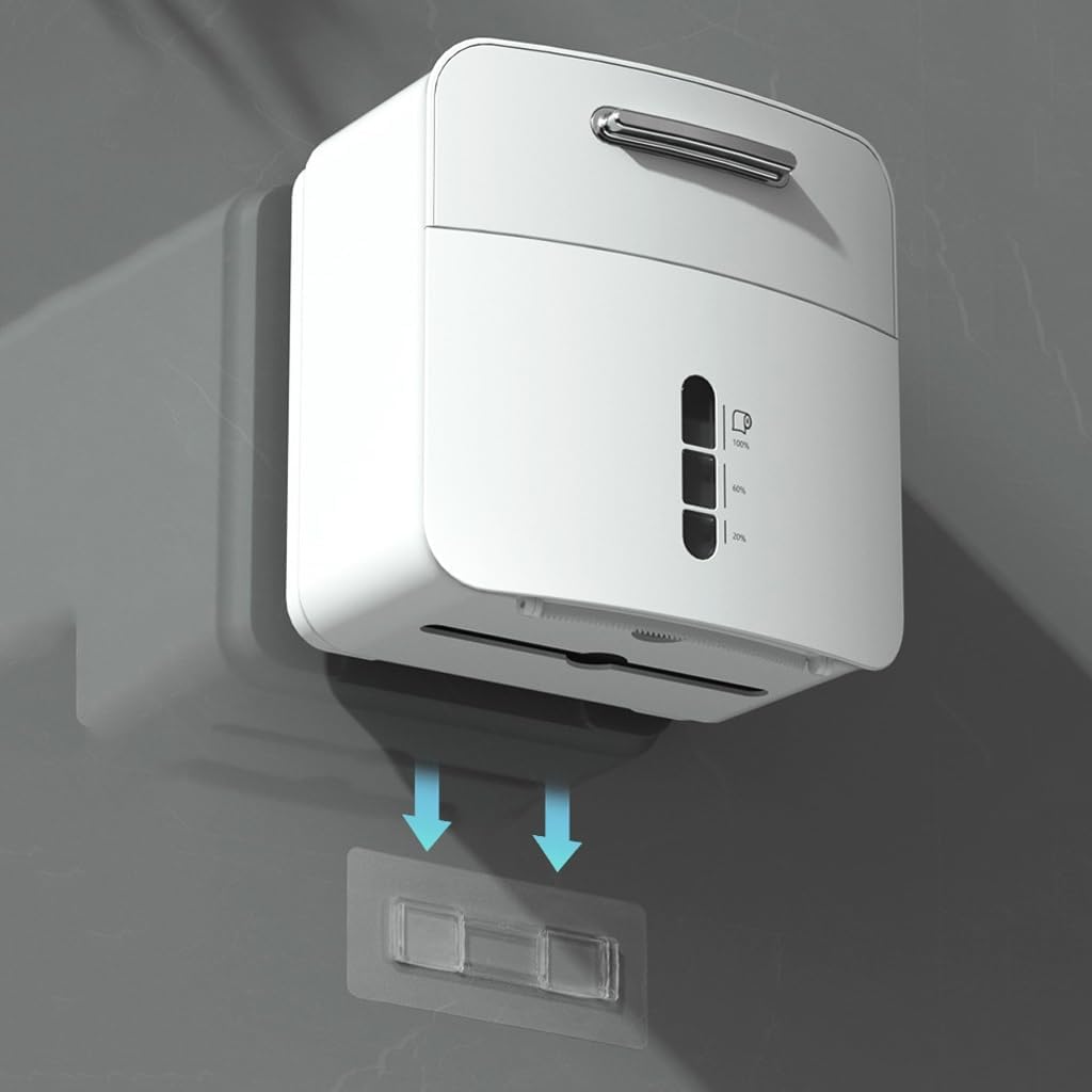 Toilet Tissue Box Bathroom Restroom Punching Free Toilet Roll Paper Toilet Paper Storage Box