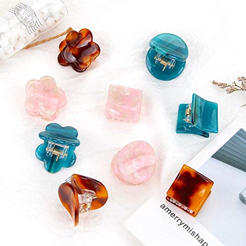 最安値 12個セット バンスクリップ ミニ ヘアクリップセット カラフル ヘアアクセサリー りエレガントンスヘアピン 髪留め 女の子 べっ甲クリップ の価格比較