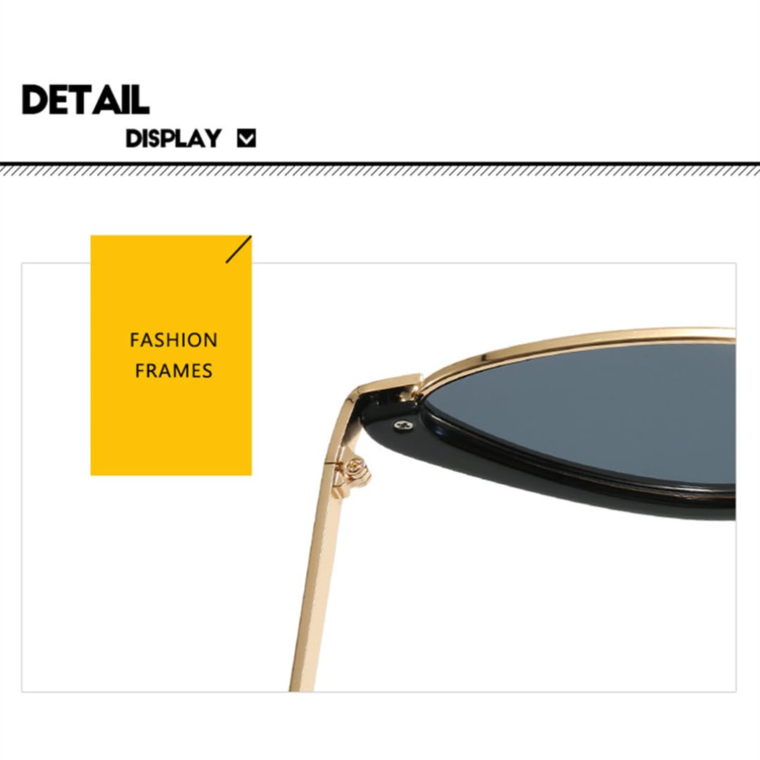 Gafas de sol retro pequeñas tipo ojo de gato para mujer, gafas de sol de lujo para exteriores, gafas de conducción UV400, gafas de moda para mujer
