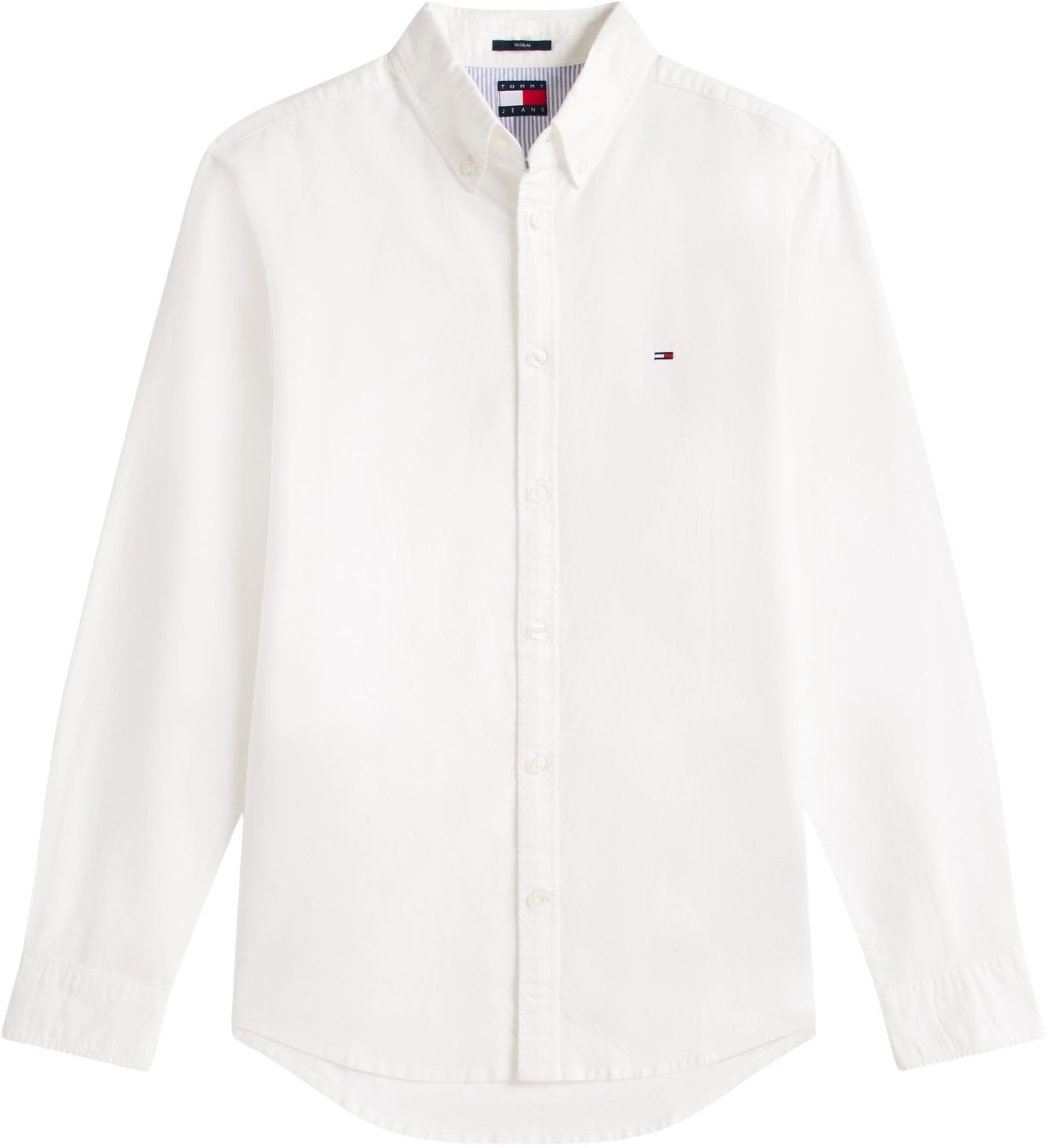 Tommy Jeans Tjm Reg Oxford Shirt Ext Dm0dm22836 Camicia L/S Unisex - Adulto (Pacco da 1)