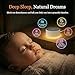 Kipcush White Noise Machine with Night Light – Nursery Sound Machine with Soft Non-Glare Lamp, 30 Soothing Sounds, 8 Color Lights, Up to 8-Hour Timer for Baby & Adults