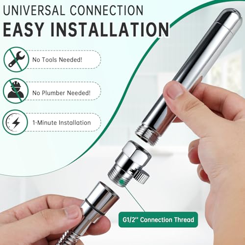 Image of Lightweight Shower Enema Kit, Travel Shower Douche Nozzle Cleansing System with Water Control Valve for Men and Women Portable Cleaning