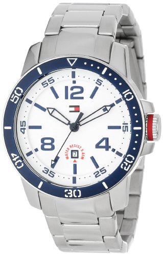 Tommy Hilfiger 1790846 Stainless Steel with Blue Bezel Sport Watch