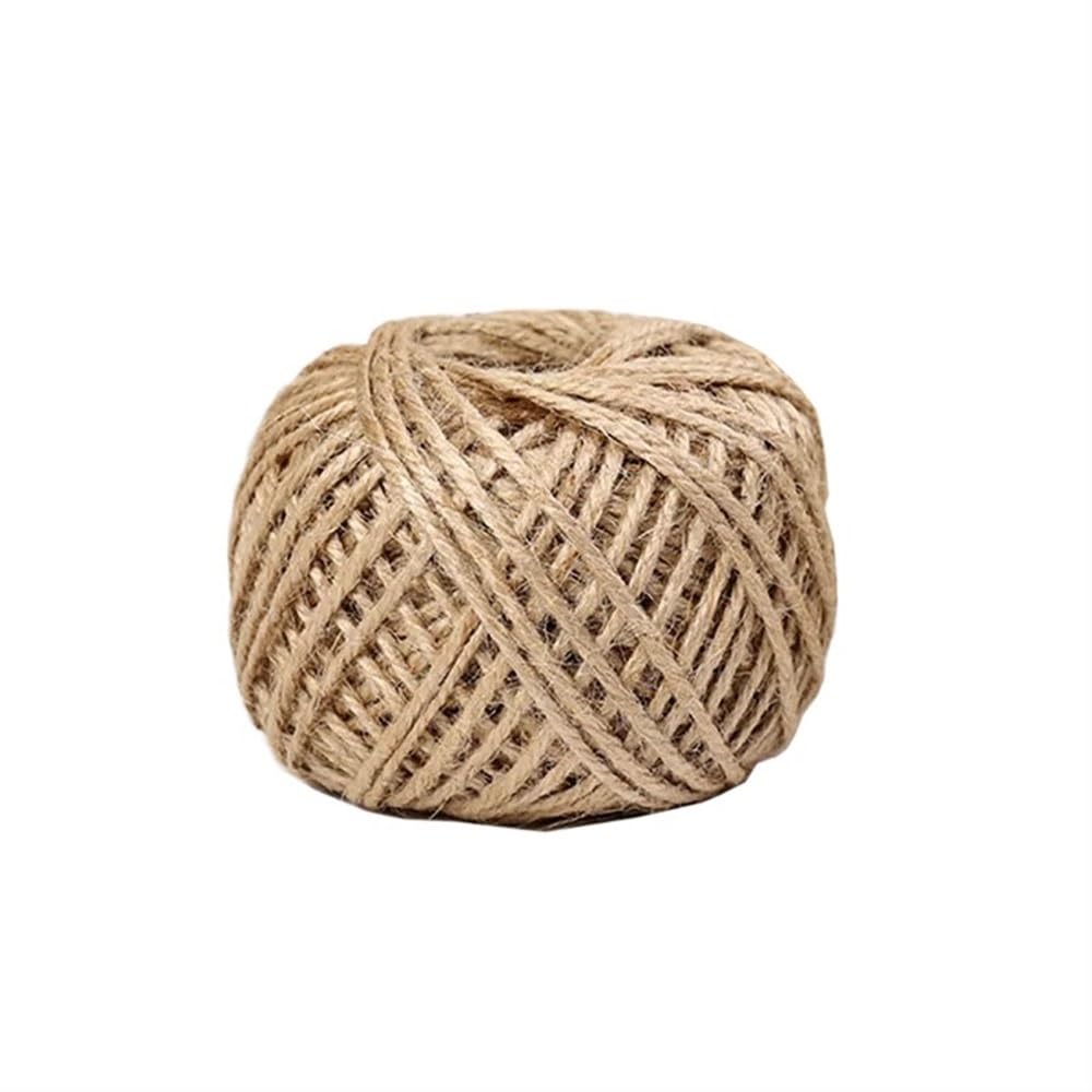 Spago Di Iuta Naturale Marrone - 80 Metri, Diametro 1.5mm, Per Imballaggio E Fai Da Te - Foto 10