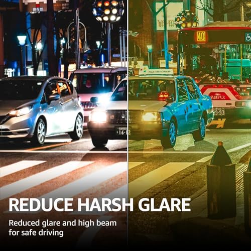 Image of 1Pc Fit Over OTG Yellow HD Vision UV Protection Day and Night Driving Bikes Car Anti-Glare Polarized Goggles Glasses Sunglasses Chashma Specs for Men Women Unisex