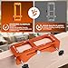 Door Hinge Jig & Installation Tool, Anodized Aluminum Router Template for 3” to 5” Hinges (1/4” & 5/8” Radius) - Complete Door Knob & Deadbolt Mortise Drilling Guide Tool Set