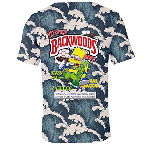 Anime Shirt Casual Tshit Beach Tracksuit Swim Trunks Top for Men Women2