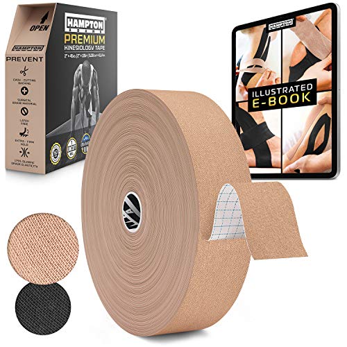 (135 Feet) Bulk Kinesiology Tape Waterproof Roll Sports Therapy Support for Knee, Muscle