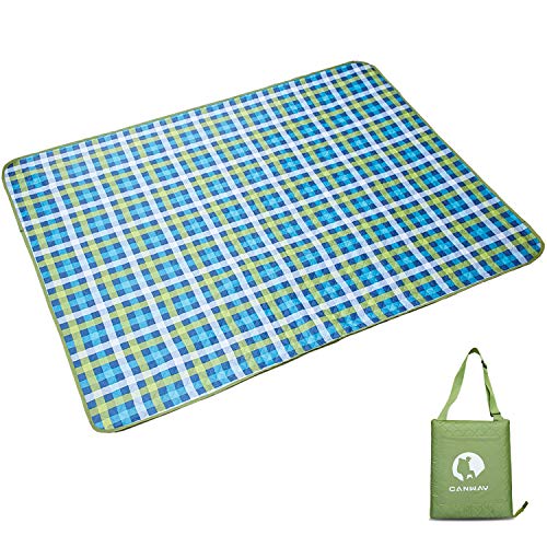 CANWAY レジャーシート ピクニックシート 厚手 折りたたみ 三重構造 2~8人 145*200CM 連結可能 防水 断熱 丸洗い
