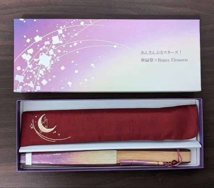 Amazon.co.jp: 紅月 舞扇堂コラボ扇子京まふ : ファッション