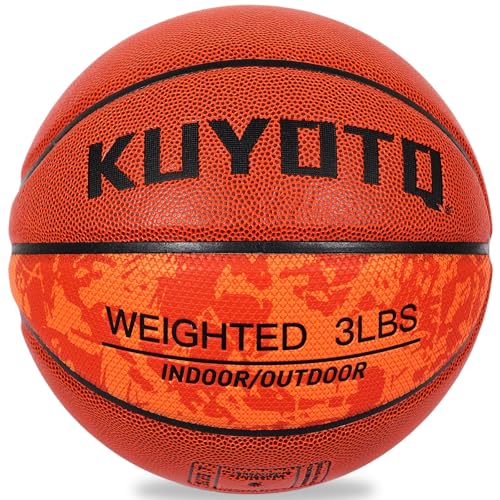 KUYOTQ 3lbs 29.5" Weighted Basketball Size 7 Composite Indoor Outdoor