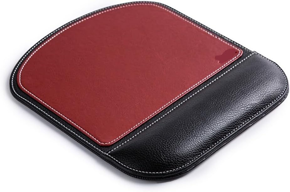 Square Wrist Guard Pad Leather Anti Slip Office Gift