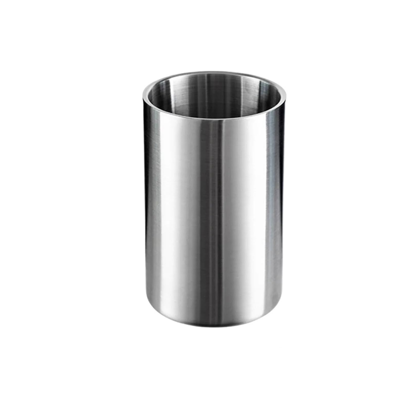 Cubo de Hielo Acero Inoxidable Doble Pared, Enfriador Aislado Botellas Cerveza, champán y Vino