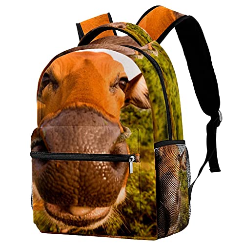 Petit sac à dos enfant motif vache pour les balades en plein air et sorties