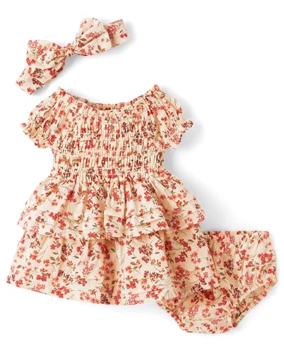 Gymboree Baby Girl and Newborn Dress with Diaper Cover, 2 Piece Outfit