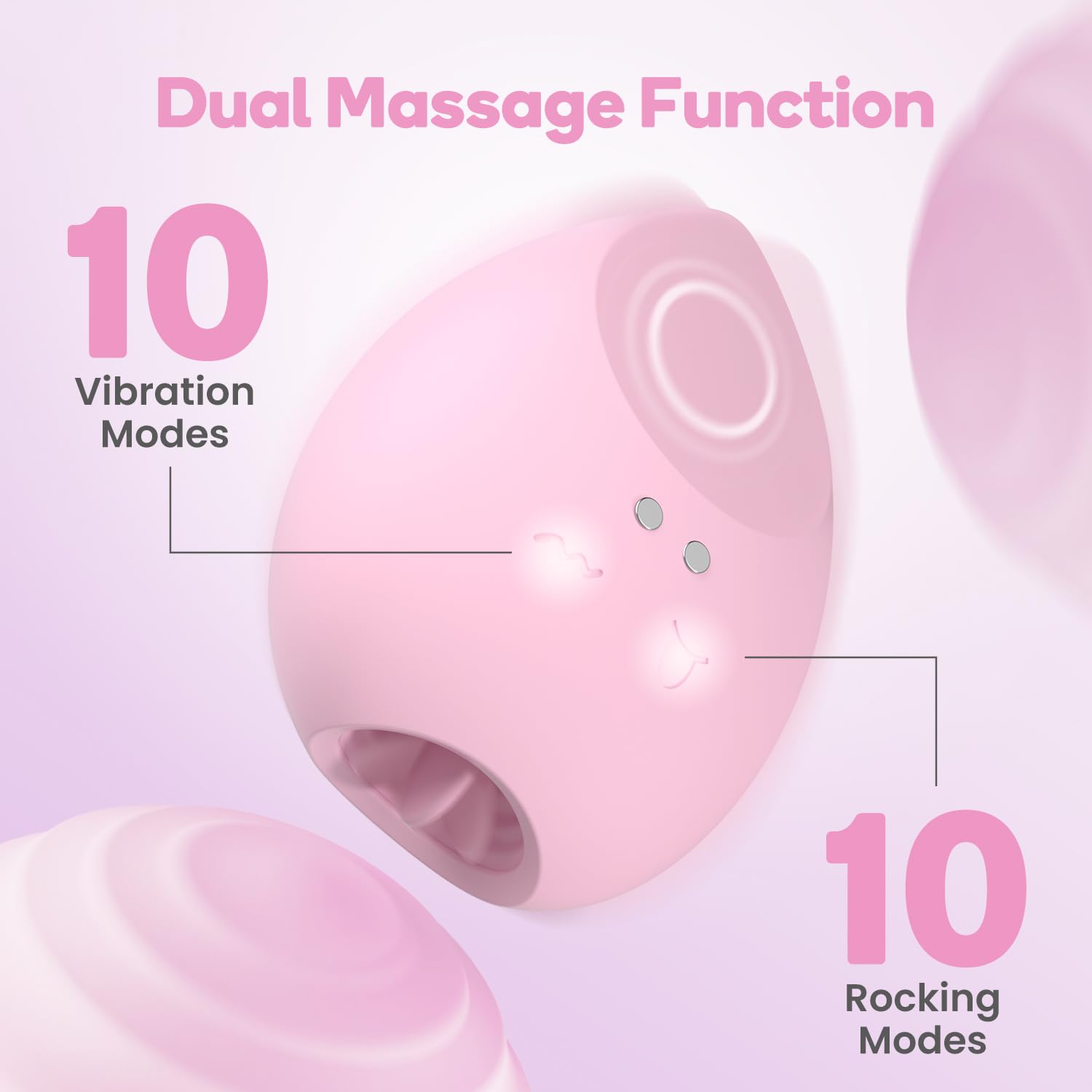 Electric Massager, Powerful - Waterproof - Handheld Mini Massage Tool, Deep Purple: Pink
