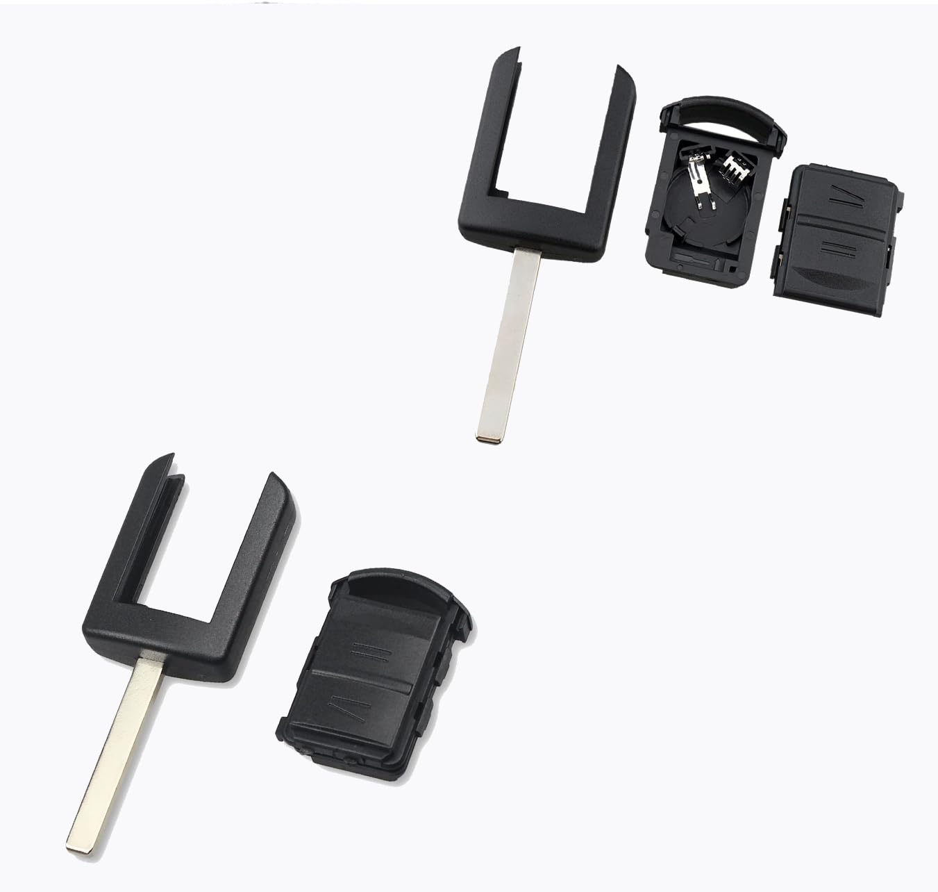 XUKEY Silicone Full Protect 2 pulsanti Telecomando Chiave Shell
