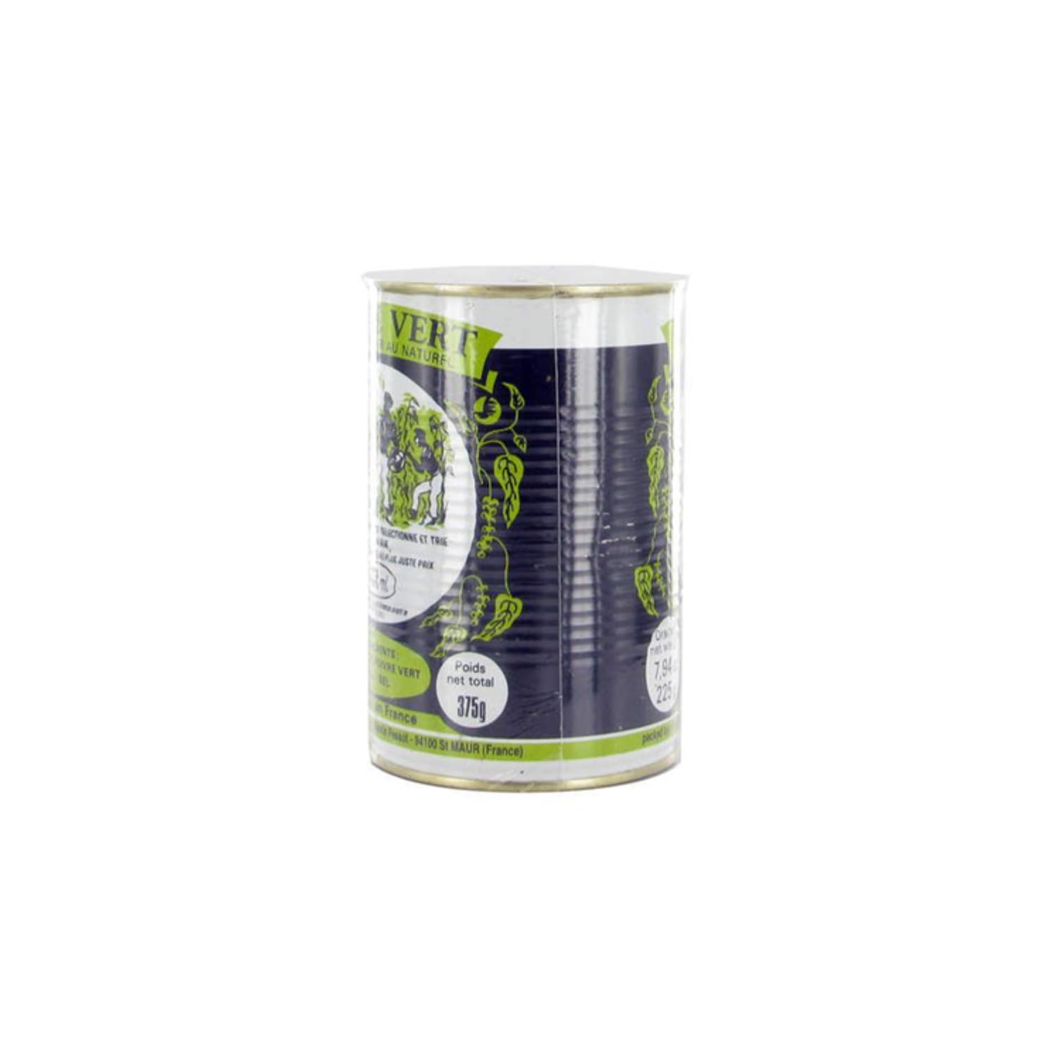 Poivre Vert de Madagascar au Naturel Lot de 3 Boîtes 375 g – Grains de Poivre Vert en Saumure pour Sauces, Viandes et Steak au Poivre