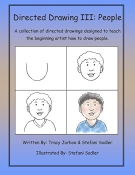 Paperback Directed Drawing-3-People: A collection of directed drawings designed to teach the beginning artist how to draw people. Book