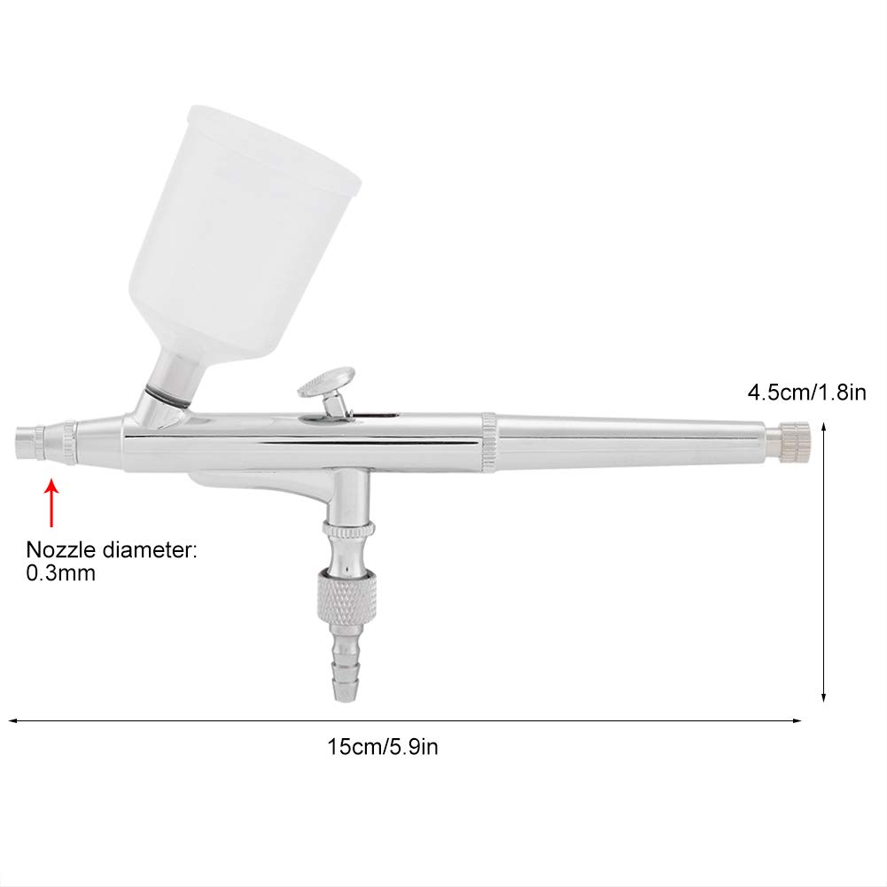 Amazon.co.jp: デュアルアクションエアブラシキットニードル大