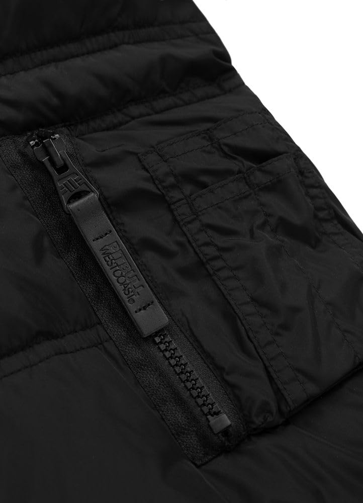 PITBULL - Winterjacke Herren mit Kapuze Kingston II, Jacke Herren mit Reißverschluss, Bequeme Seitliche Taschen, Wärmender Parka Perfekt für Winter