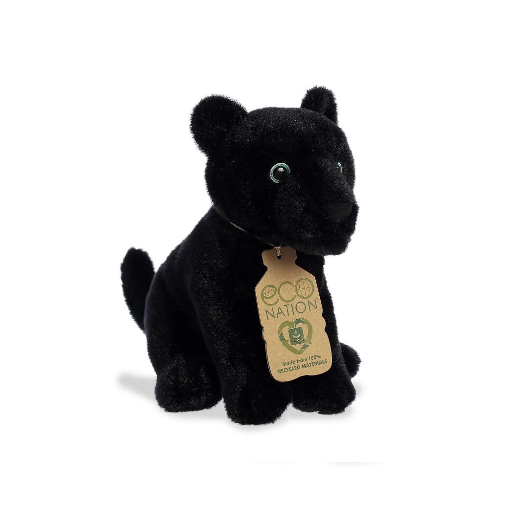 PMS 9in YOUR PLANET ECO PLUSH PANTHER