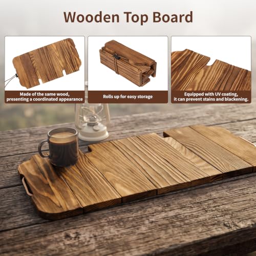 Tapa de Mesa Plegable de Madera para Lunch Box Stanley 10QT (9.5L) miniatura 3