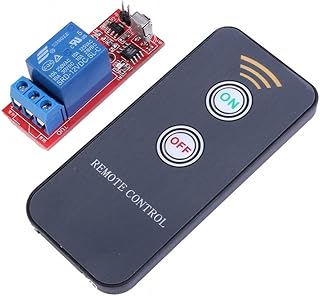 وحدة كتاوت بقناة واحدة تعمل على إشارة 12V مع جهاز تحكم عن بعد بالأشعة تحت الحمراء