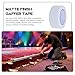 JHKNNK 1 Roll Gaffer Tape - 2 Inch X 30 Yards Industrial Heavy Duty Carpet Repair Gaffer Tape Matte White - Strong Adhesive for Wrapping Cables and Stage Use
