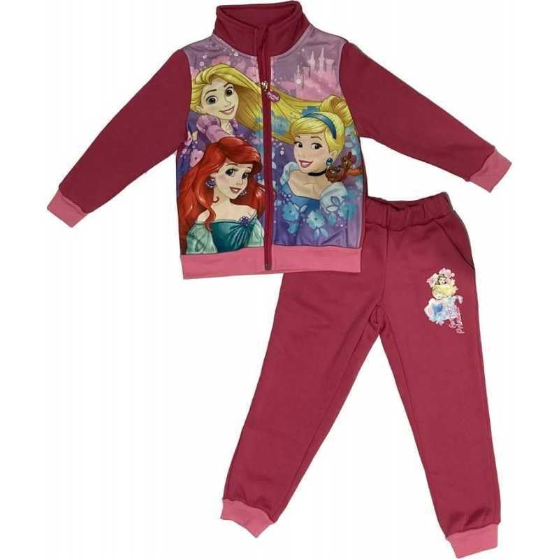 arlis Ensemble jogging Princesse Disney Sweet zippé de couleurs contrastées, image de héros devant. Finitions élastiquées (as4, age, 2_years, regular,...