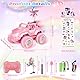 Ulikey Ferngesteuertes Auto, Off Road Auto mit LED Scheinwerfern, 1:16 SUV Pink Jeep, Offroad Auto Klettern mit Windmühle und Aufkleber, All-Terrain Ferngesteuertes Auto 4-12 Jungen Mädchen Geschenke