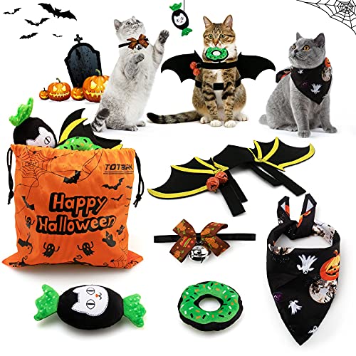 TOTARK-Halloween-Katzenfluegel-Glockenschal-Spielzeug-Set