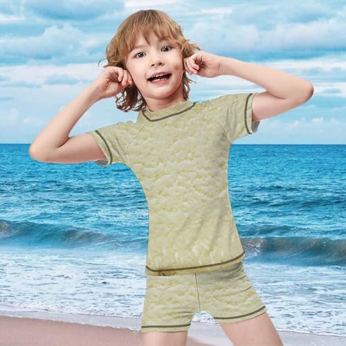 Cheesecake TextureChildren's Swimsuits Boys Two Piece Suit7-9Y（120cm）3