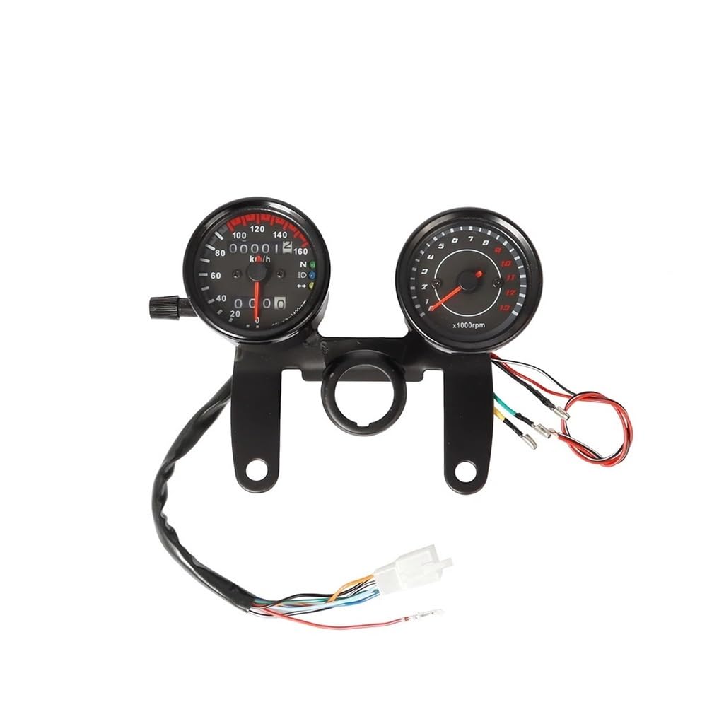 Contagiri contachilometri Contachilometri Moto Tachimetro Contagiri Misuratore Di Velocità A LED Modificato Contachilometri Moto Universale Per