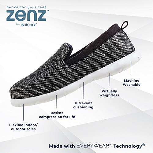 Image of isotoner Zenz Men's Sport Knit Moccasin, Slip-on Shoe