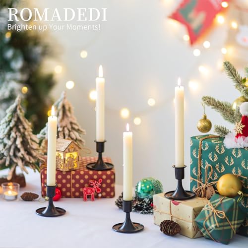 Black Candlestick Candle Holders for Taper - Image 2