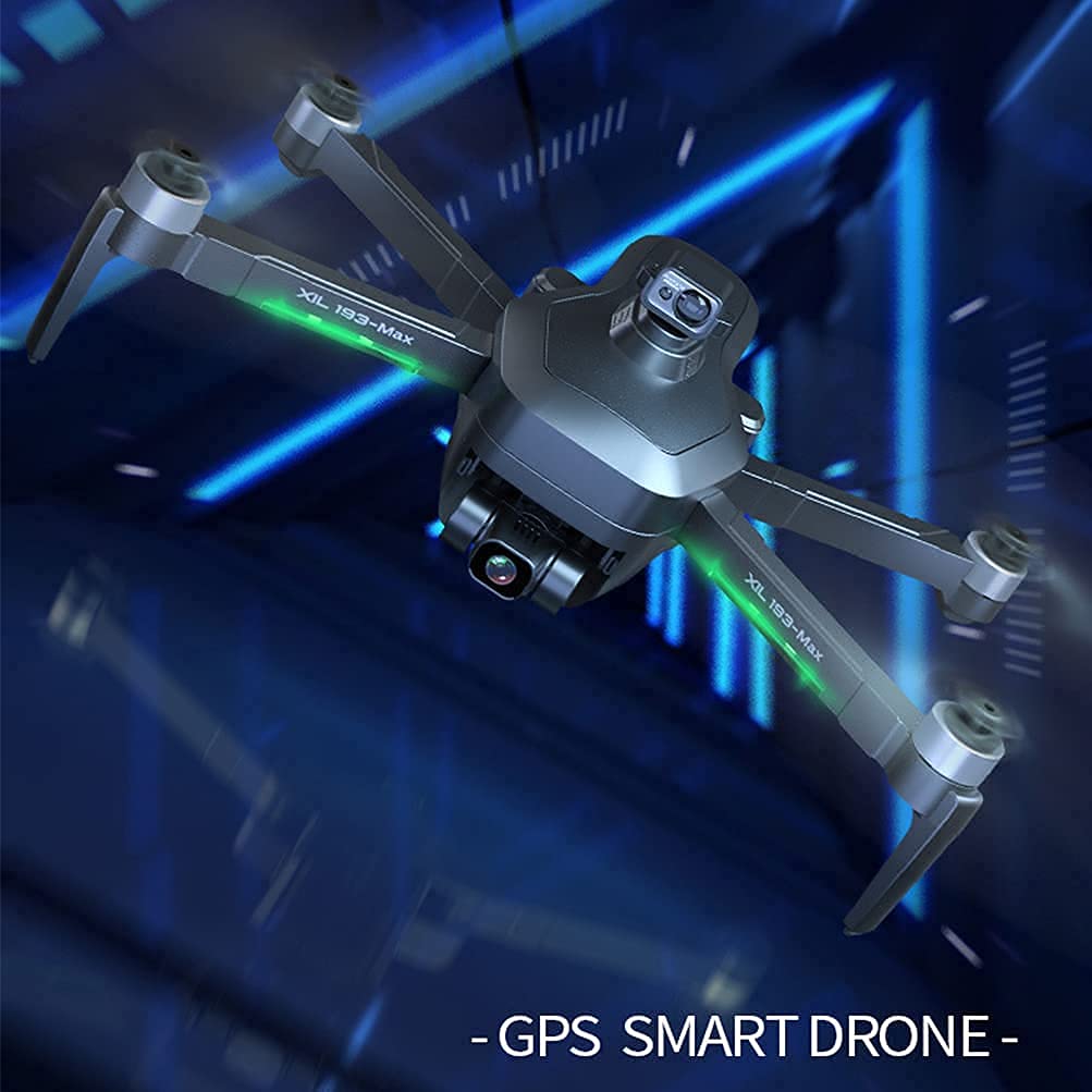 UAV 5G WiFi FPV GPS Drones with 4K HD Camera for Adults GPS Drone with 3-Axis Gimbal RC Drone 360° Automatic Obstacle Avoidance with 2 Batteries 50x Zoom VR 3D Experience