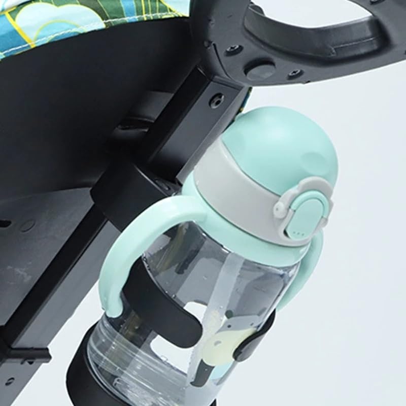 360 Degrees Rotation Drink Holder Compatible with Bike Pushchair Wheelchair Walker Bicycle Fits Most Cups Gifts Compatible with Relatives