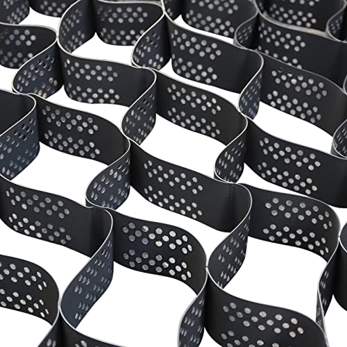 Géogrille de stabilisation de sol en polyéthylène de 4 pouces pour graviers et pelouse - 5