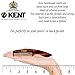 Kent 85T Small Wide Tooth Beard and Mustache Pocket Comb, Coarse Toothed Travel Size for Facial Hair Grooming and Beard Care. Saw-cut of Quality Cellulose Acetate, Hand Polished. Hand-Made in England