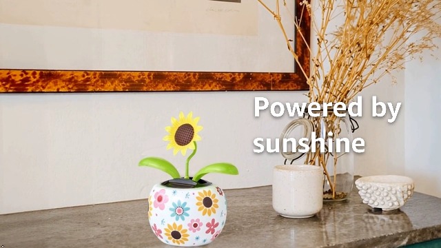 Amazon.com: Sunflower Solar Dancing Insect for Car Decoration
