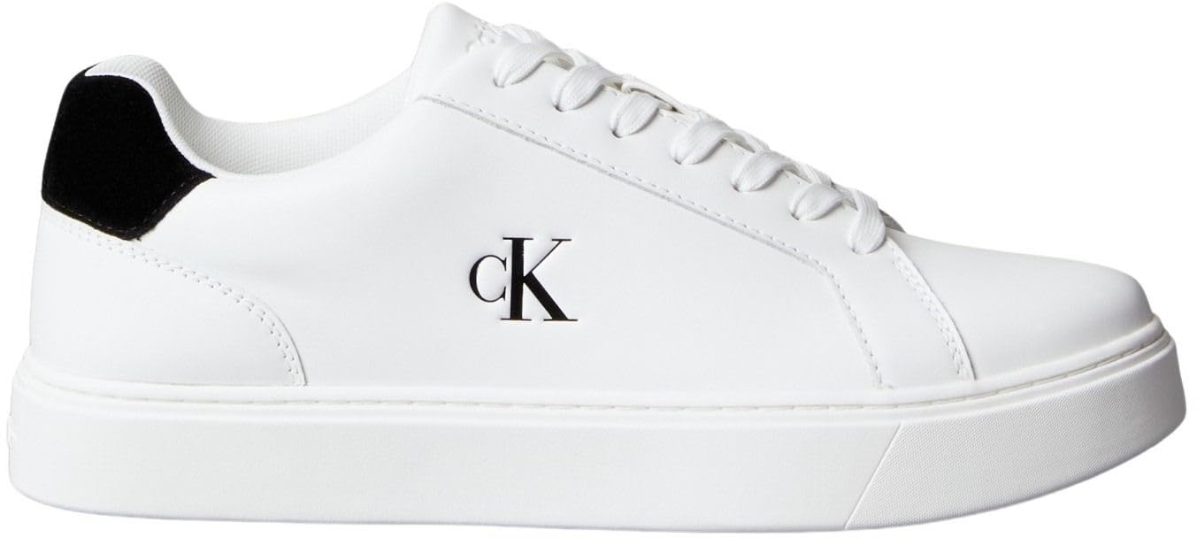Calvin Klein Herren Cupsole Sneaker Classic Laceup aus Leder