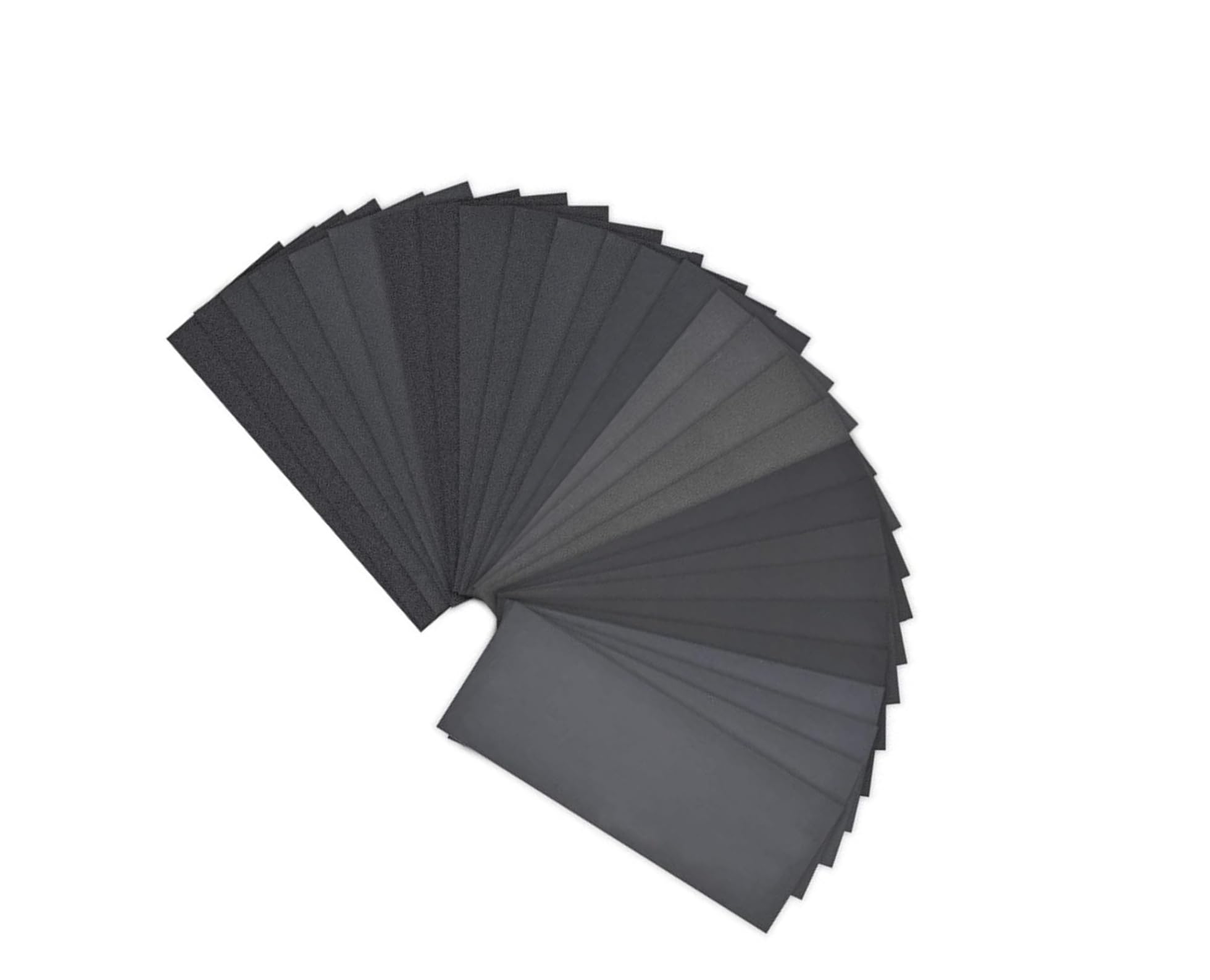 Juego de 15 hojas de papel de lija en seco y húmedo, 93 x 230 mm, grano 400 a 3000 for proyectos de automoción y manualidades