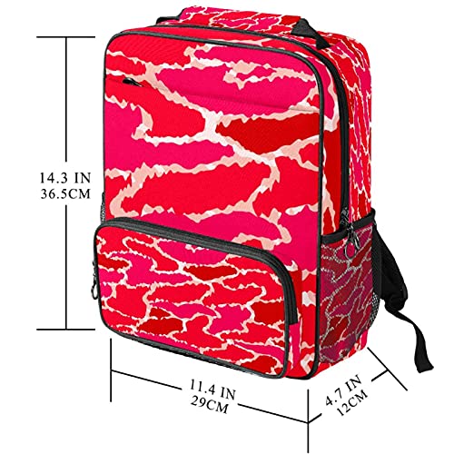 Sac à dos ordinateur portable rose pour les cours de l'étudiante active - 5
